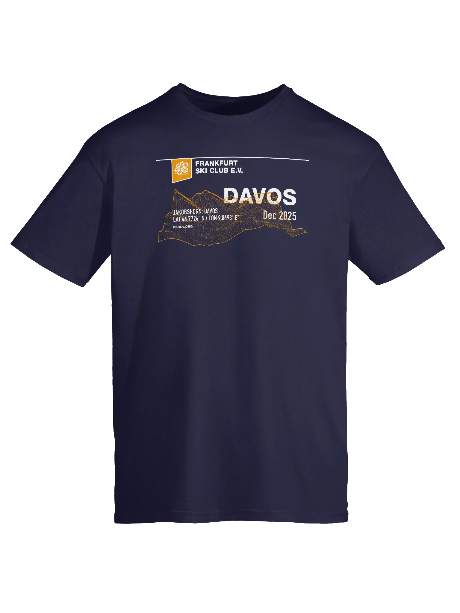 Davos / Jakobshorn Coordinates (front only print) product image (9)