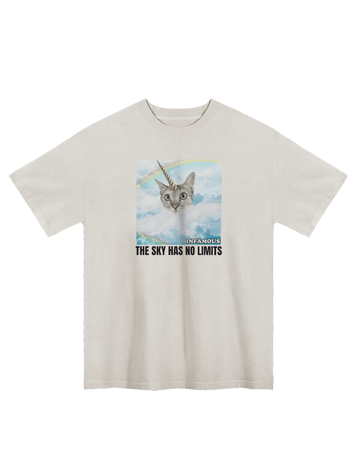 The Sky Has No Limits Oversized Tee - Cream product image (1)