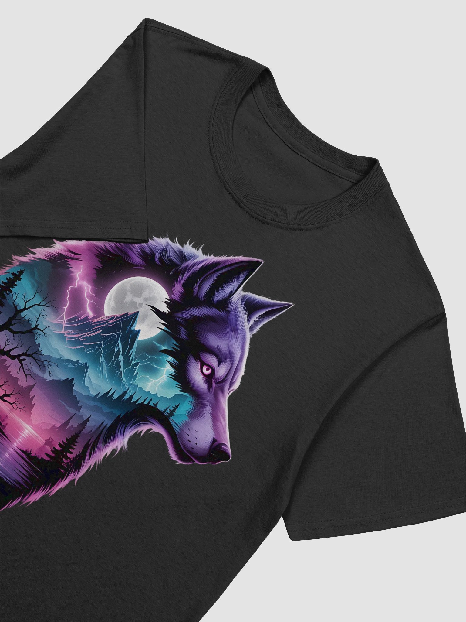 Mystical Wolf Landscape T-Shirt product image (10)