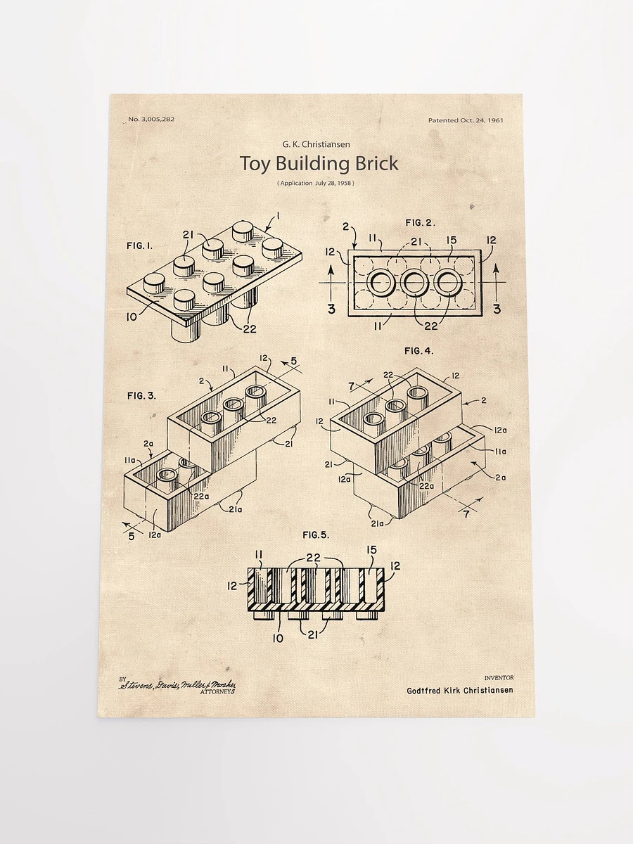 LEGO Patent | Poster product image (2)