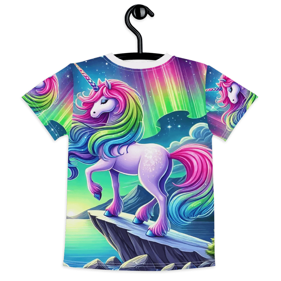 Aurora Unicorn Kid's All-Over Print T-Shirt product image (7)