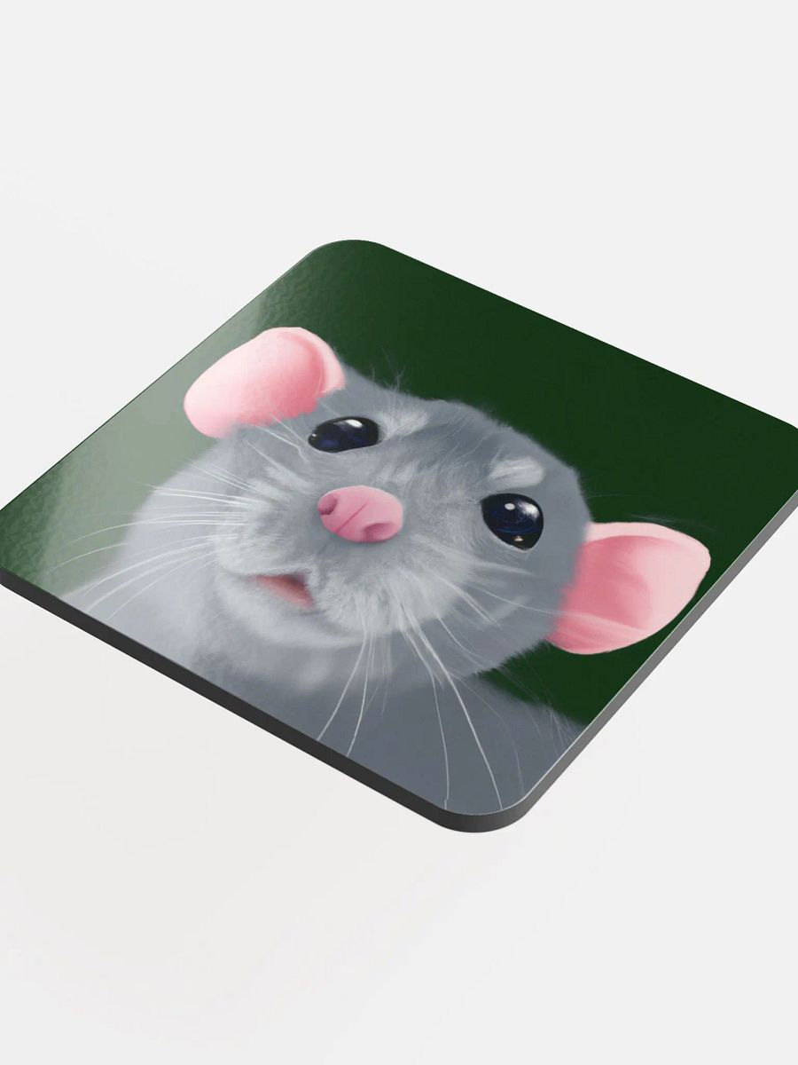 Blue Dumbo baby boy rat coaster product image (4)