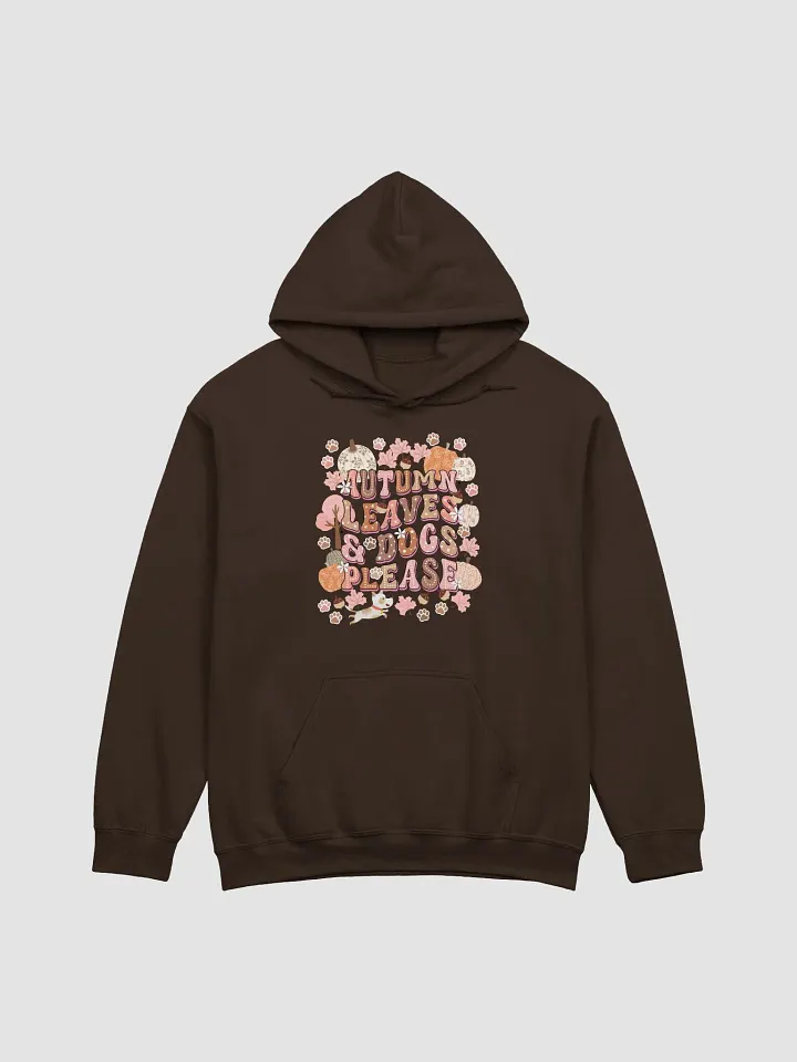 Autumn Leaves & Dogs Please Retro Design Hoodie product image (2)