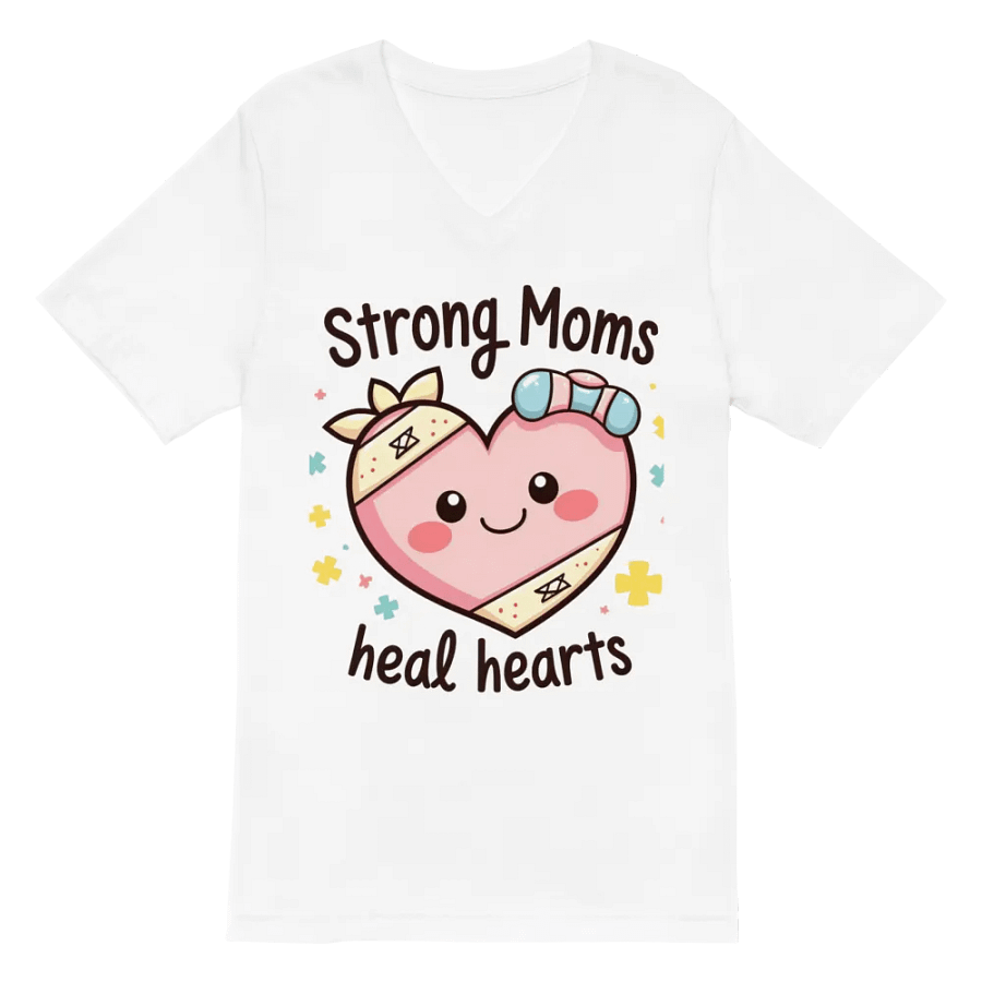 Strong moms, Heartfelt Healing V-Neck Tee product image (2)