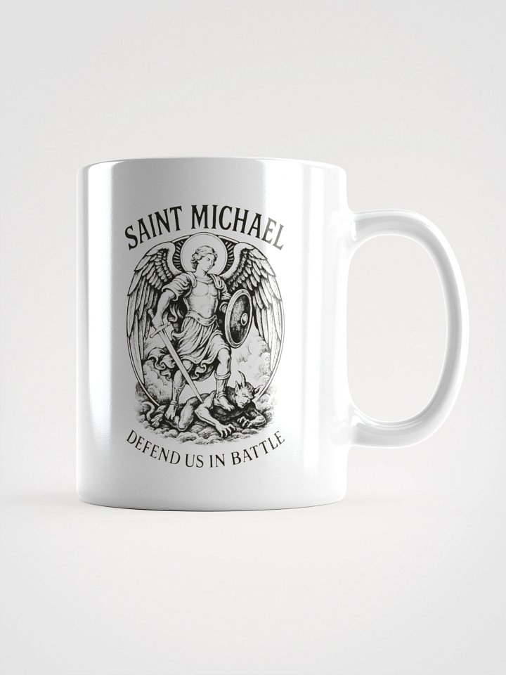 St Michael Defend Us In Battle Mug product image (1)
