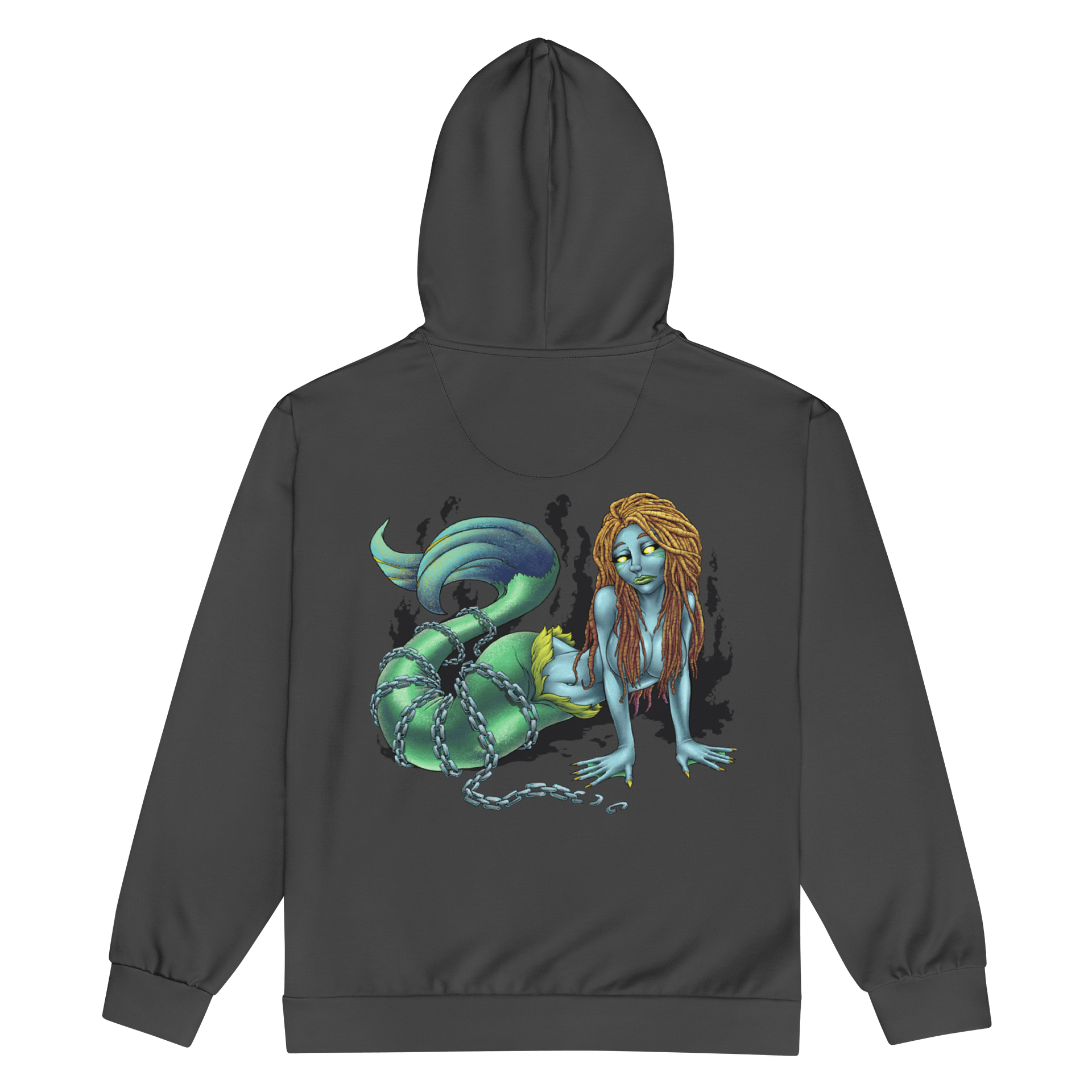 Chained Mermaid Zipper Hoodie product image (2)