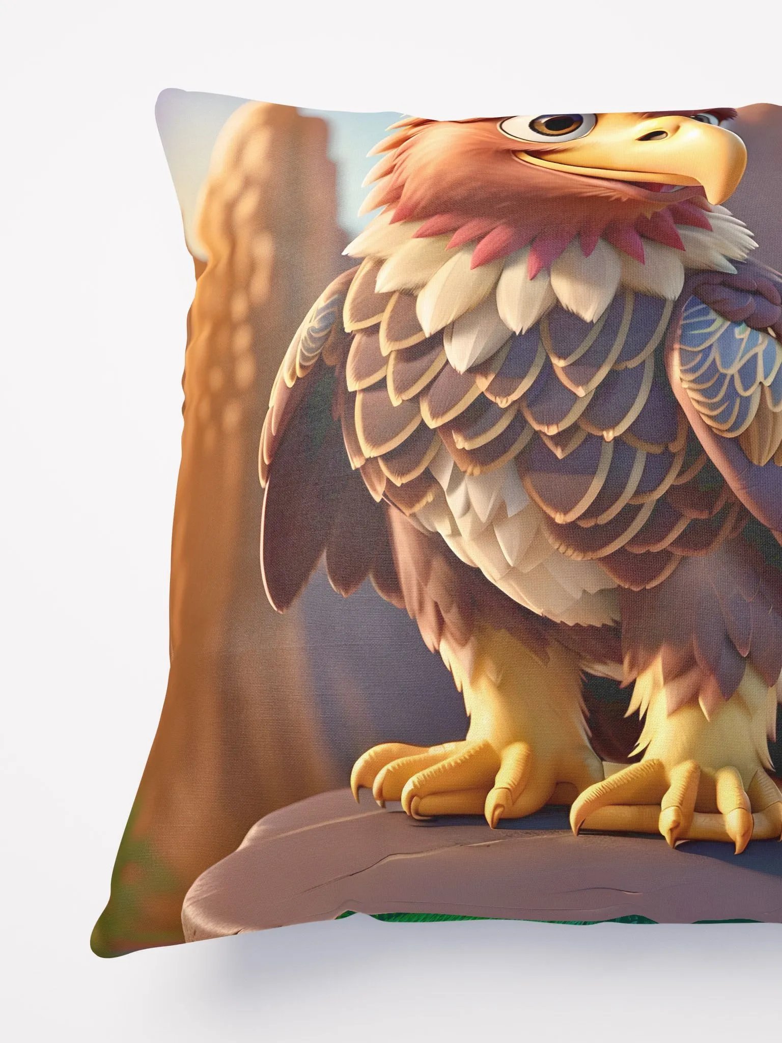 Endangered Species - Mexico - Golden Eagle All-Over Print Pillow product image (3)