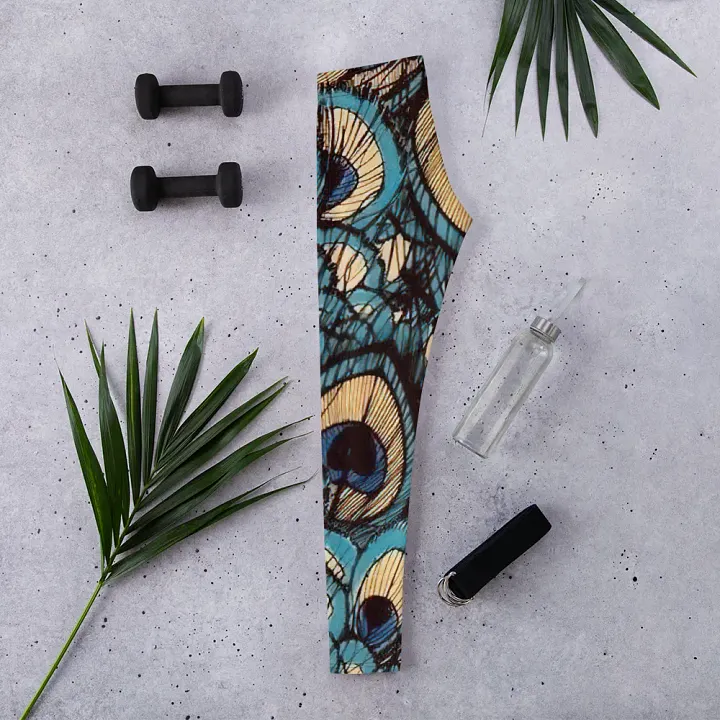 Peacock Feather Dream Leggings product image (2)