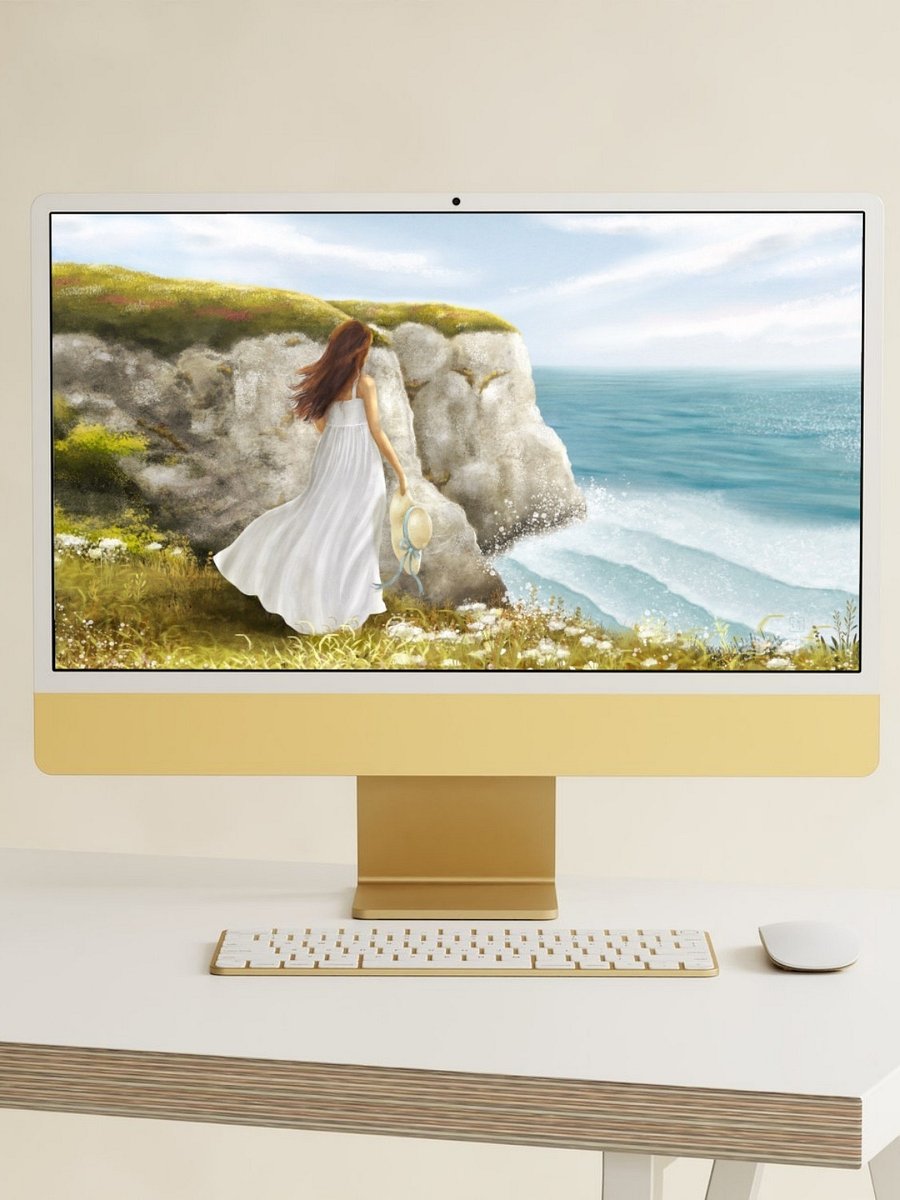 At the Cliff's Edge Wallpaper and Animated Screensaver product image (1)
