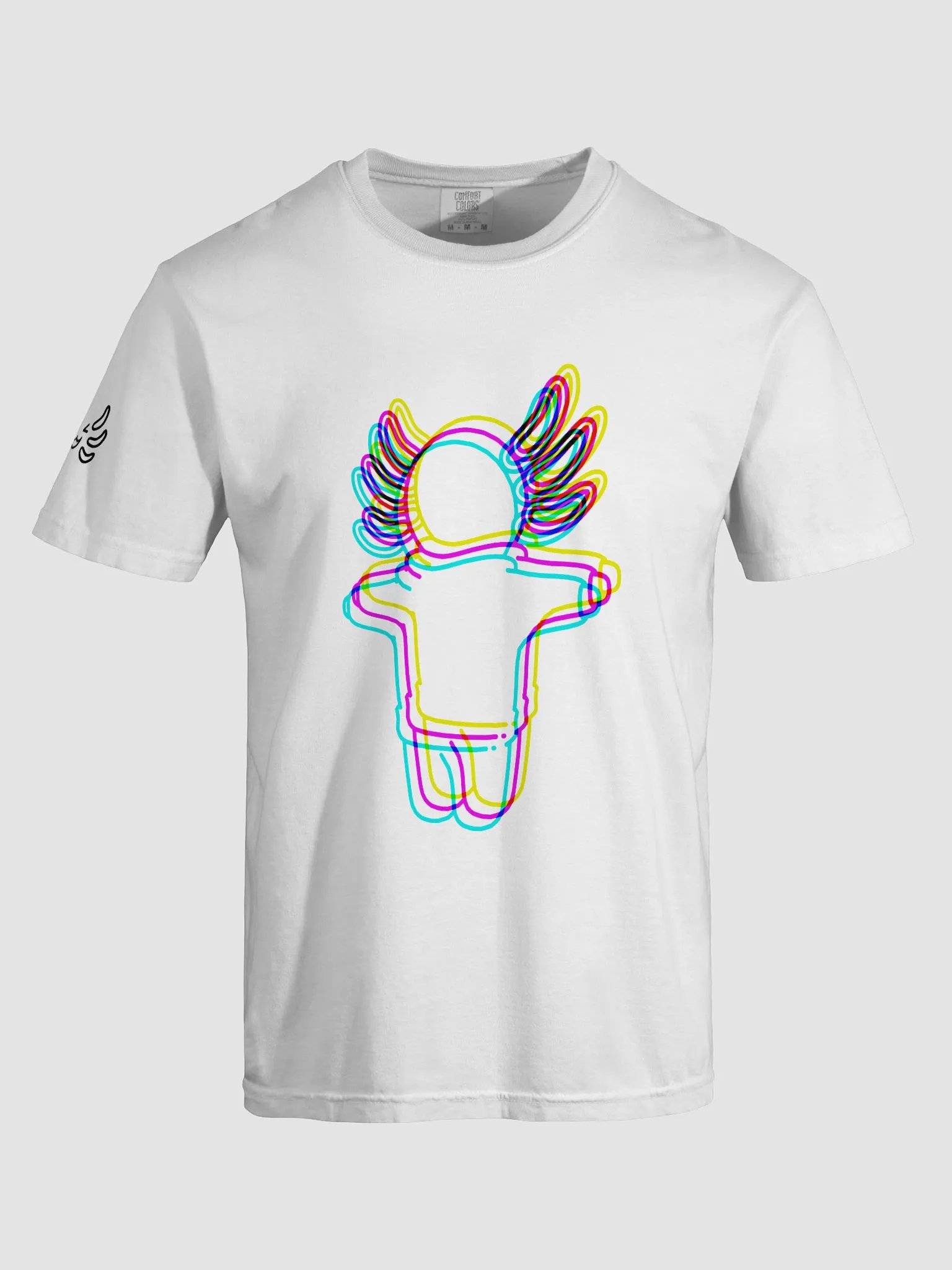 Chrom-AX-tic Aberration Tee (white) product image (5)