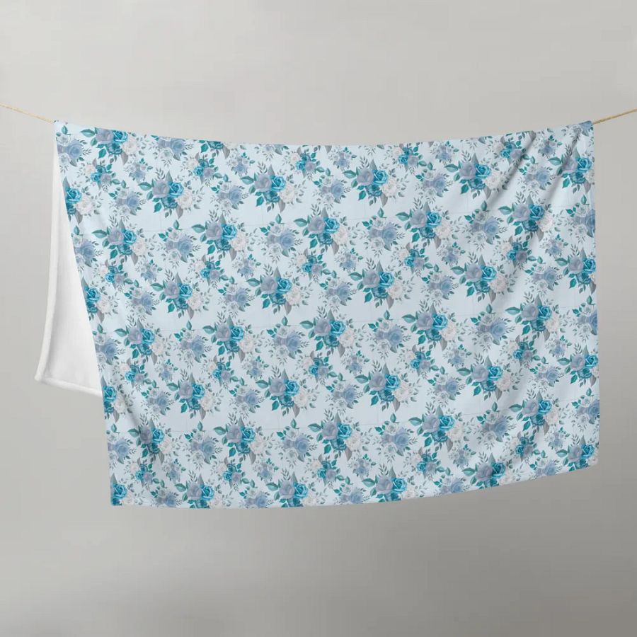 Blue Roses Blanket product image (9)