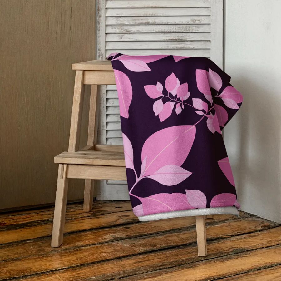 Pink Botanical Bliss Towel product image (3)