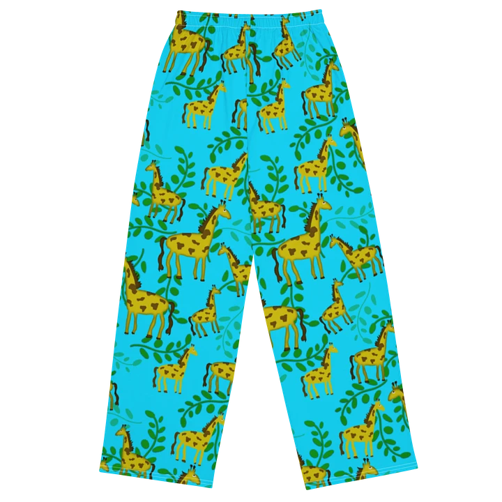 Giraffes Pattern Wideleg Pants product image (1)