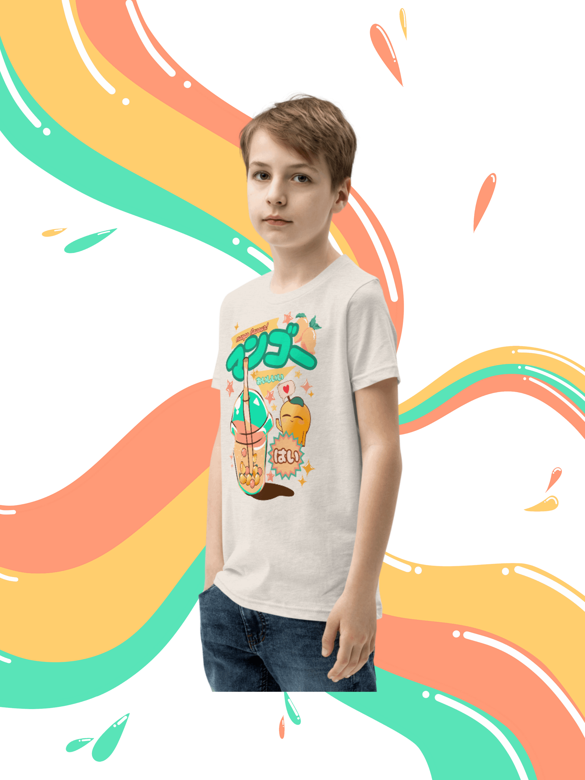 Kawaii Super Mango Children's Tee! product image (2)