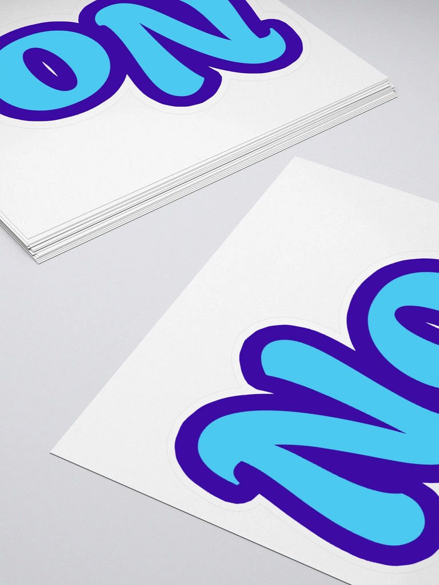 "No." Kiss Cut Stickers product image (10)