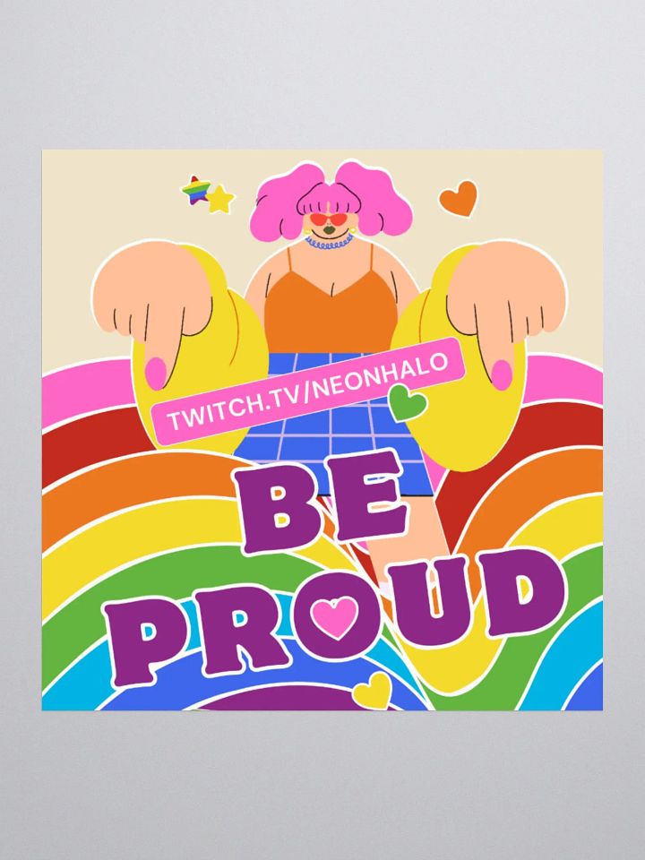 Be Proud Sticker product image (1)