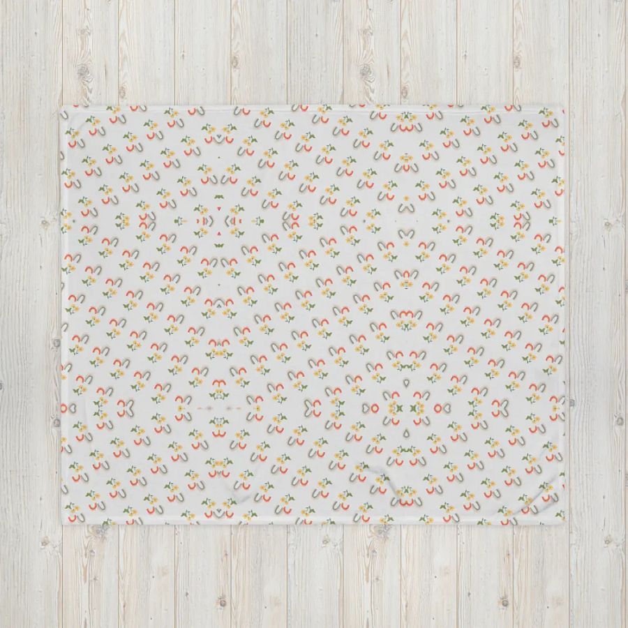 Rainbow Floral Blanket product image (16)