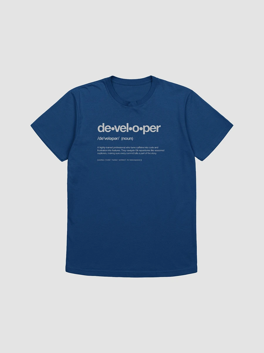 Developer, defined - Cotton Ringspun Tee product image (1)