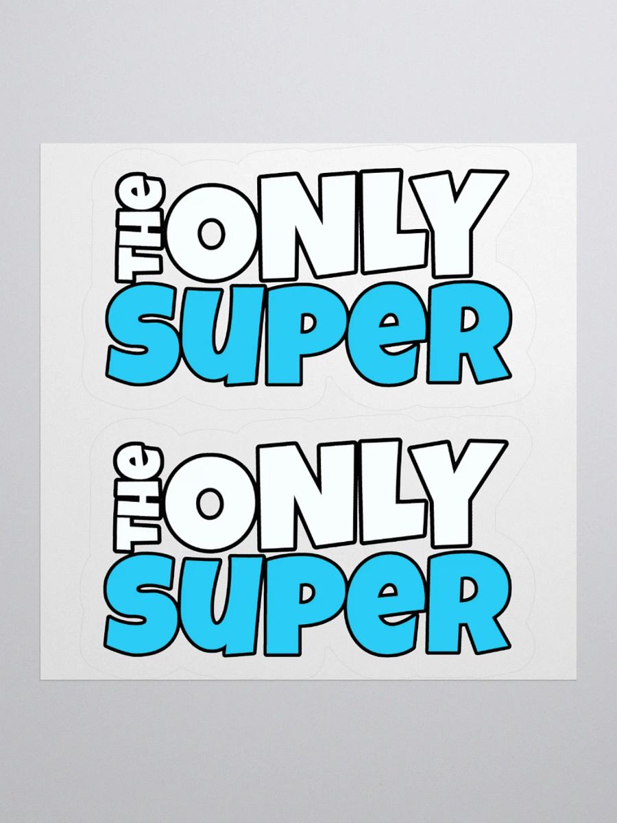 TheOnlySuper - Kiss Cut Stickers product image (3)