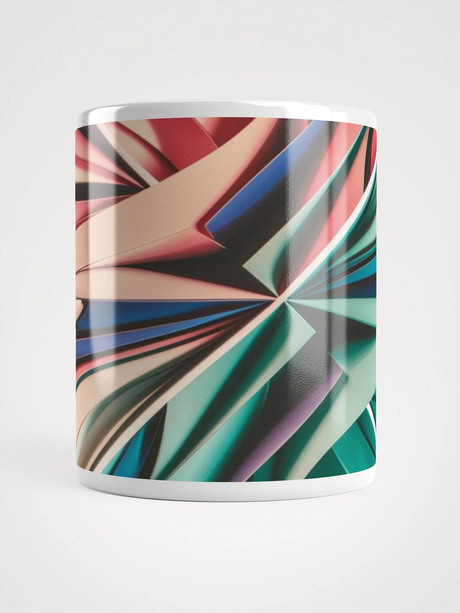 Graphic Grove White Glossy Ceramic Mug with Exclusive Abstract Design - 11oz, 15oz, 20oz product image (5)