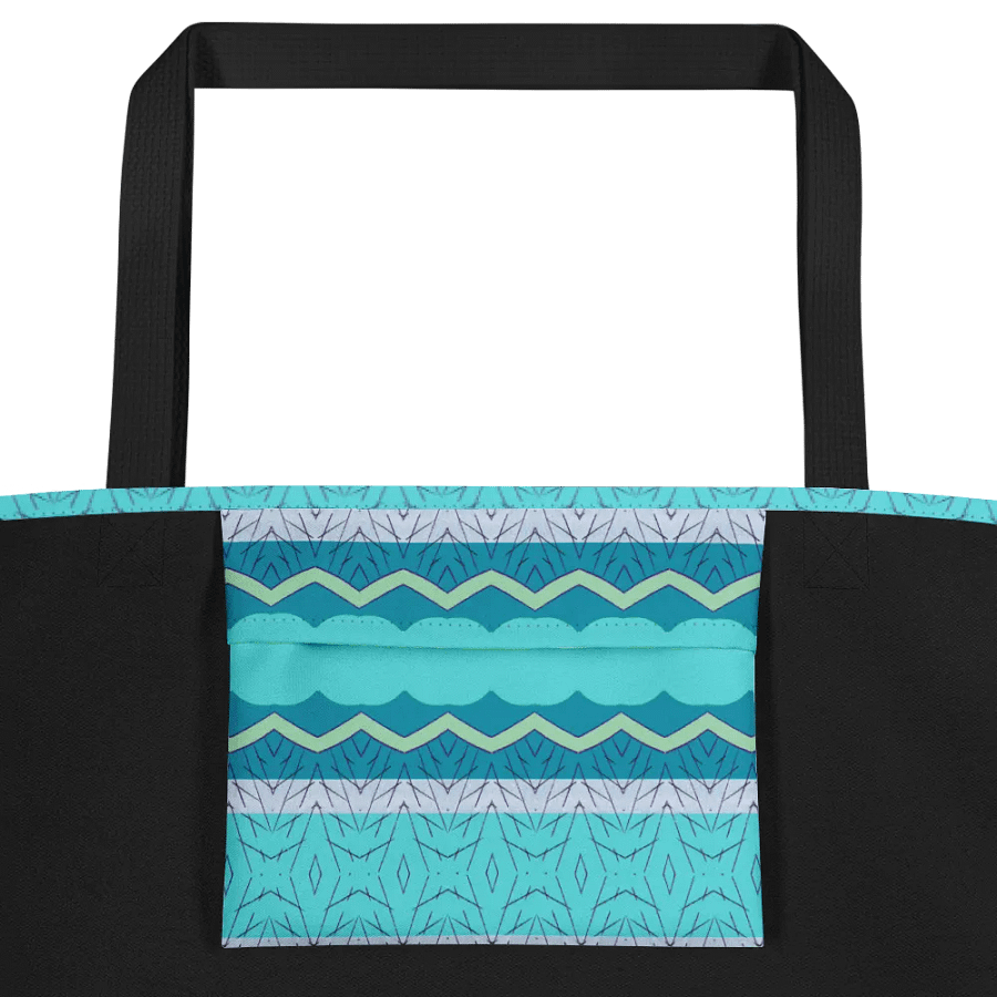 Summer Breeze Pattern Large Tote w/ Inside Pocket product image (5)
