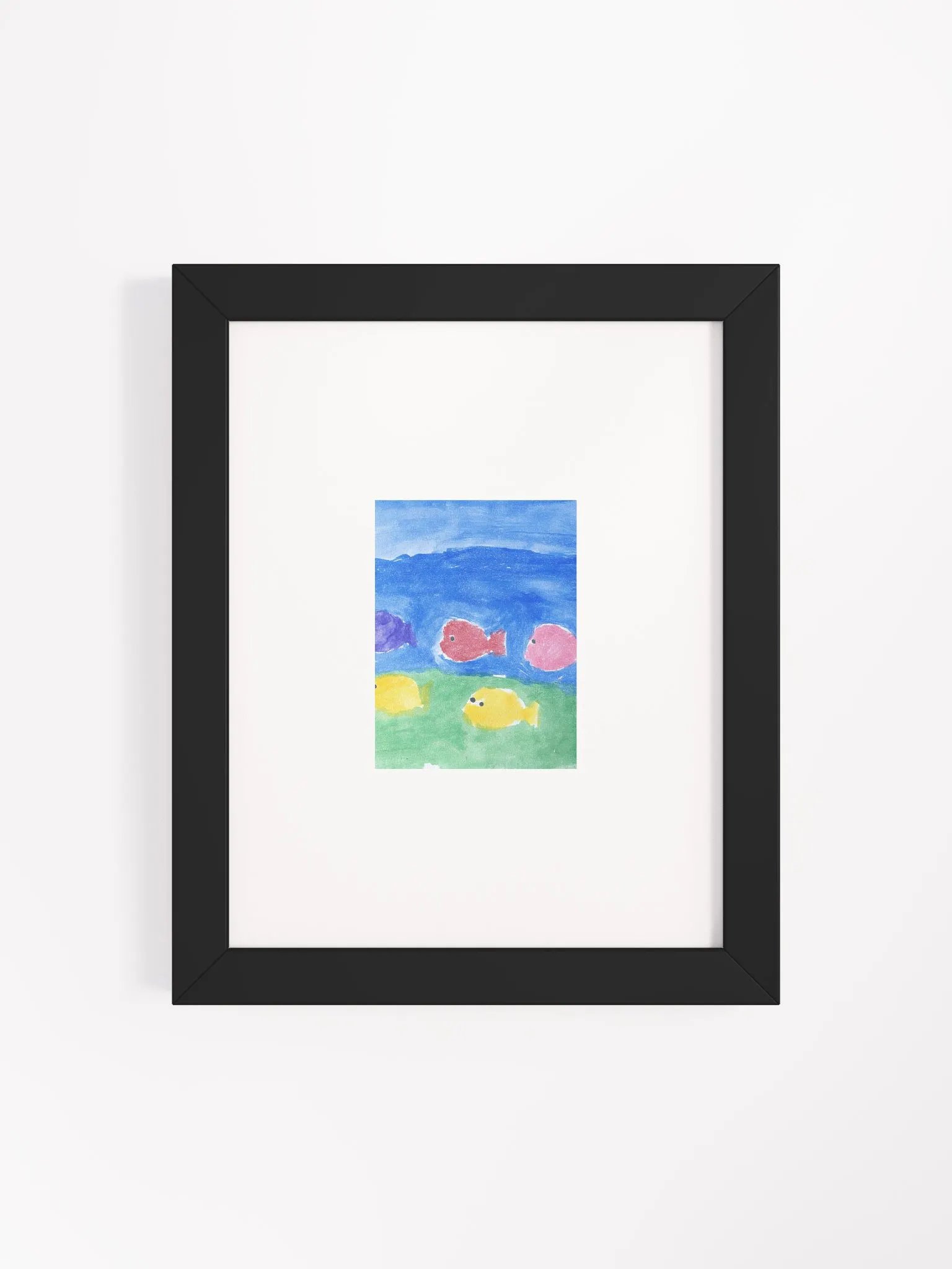 Colorful Ocean Fish Watercolor Art Print | Kids Ocean Wall Art | Underwater Sea Life Poster | Autism-Inspired Artwork product image (39)