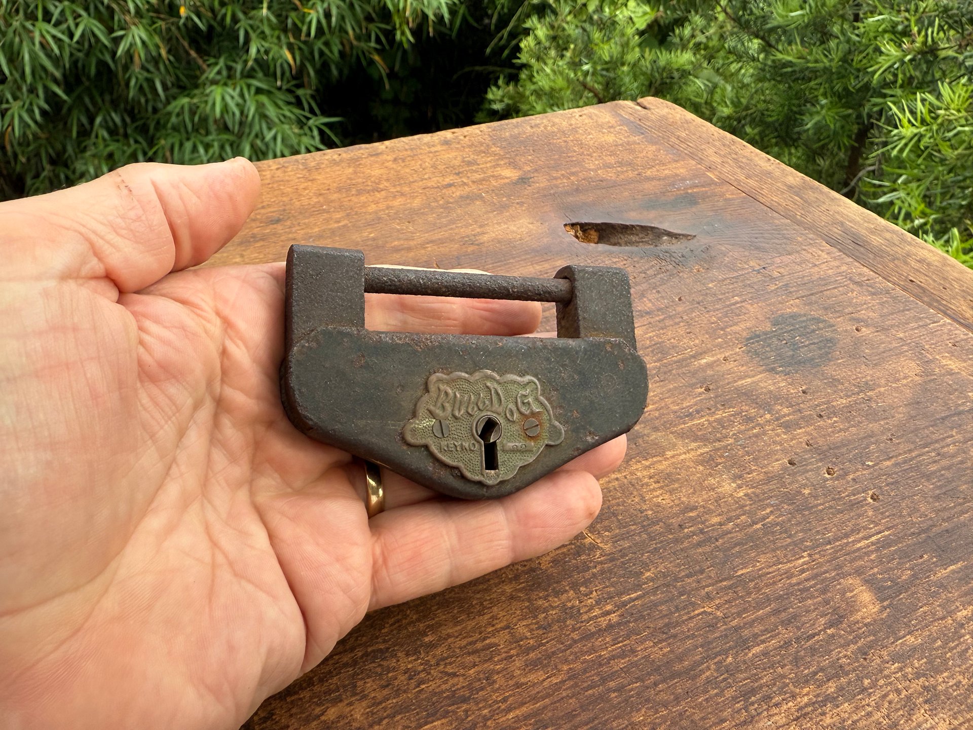 🎎 Antique Japanese Bulldog Padlock – Japan Antique Roadshow product image (9)