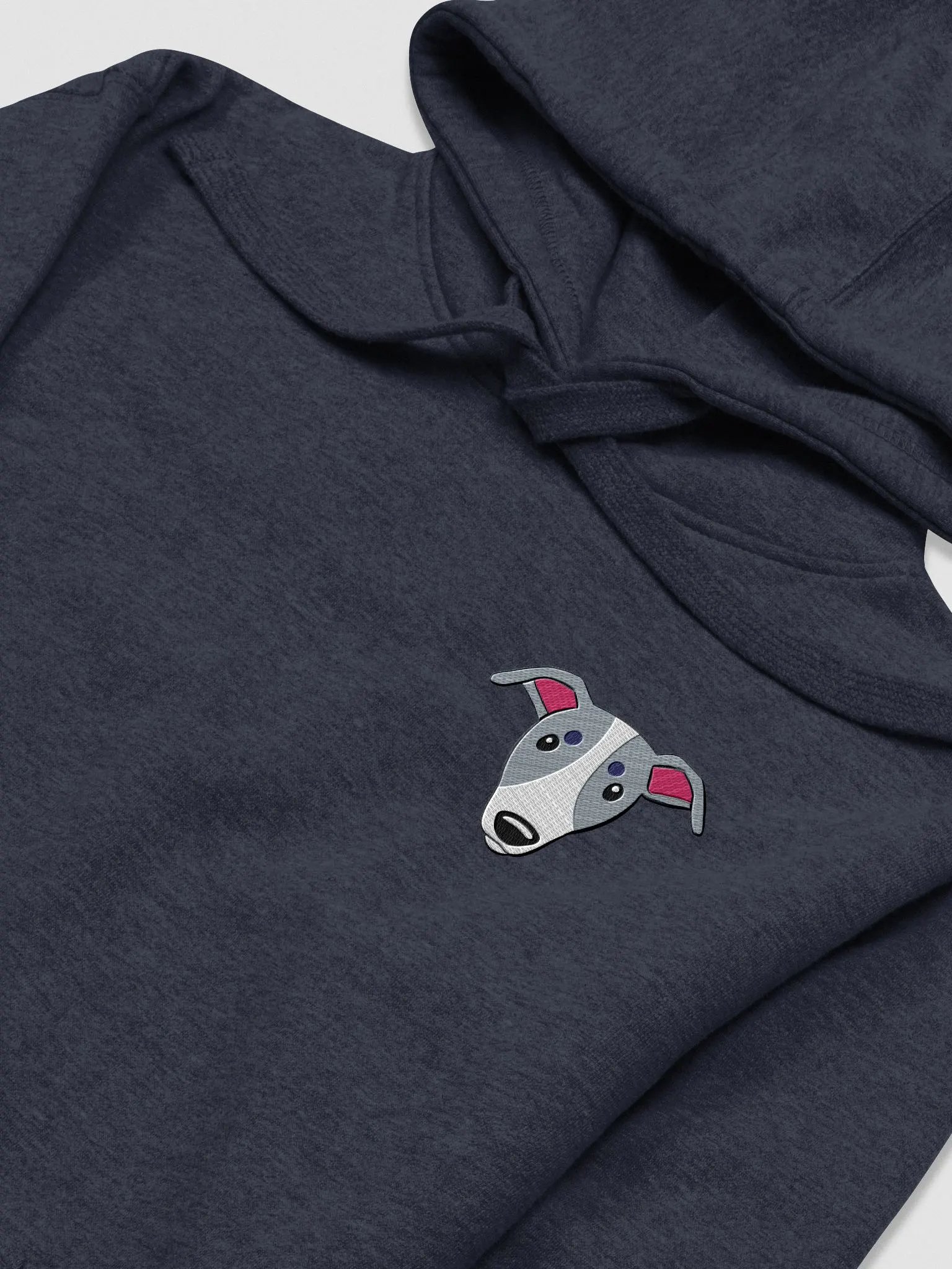 Stylized Whippet Dog Face Premium Hoodie product image (3)