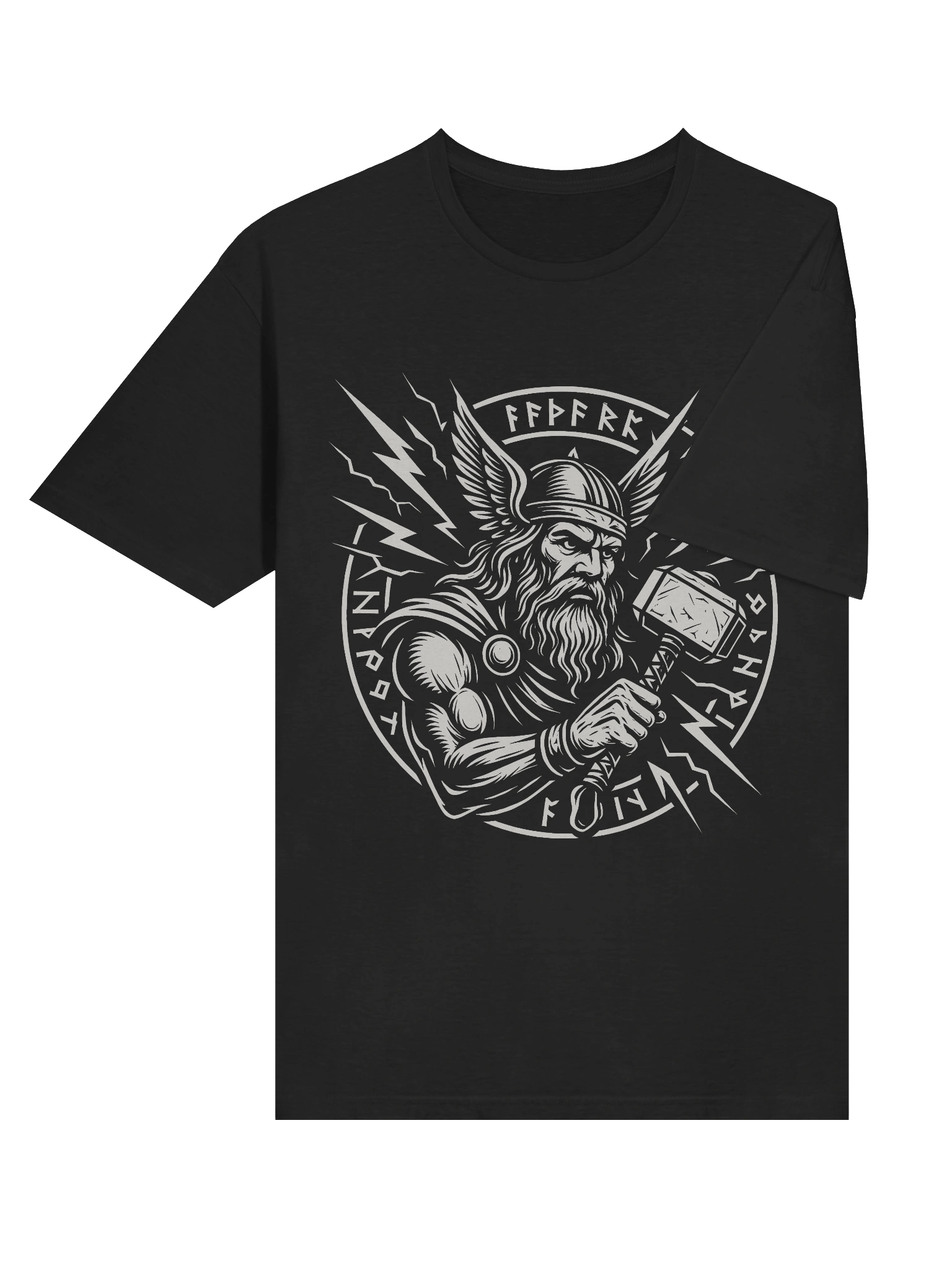 Gildan Unisex Softstyle T-Shirt – Thor God of Thunder Viking Print product image (6)