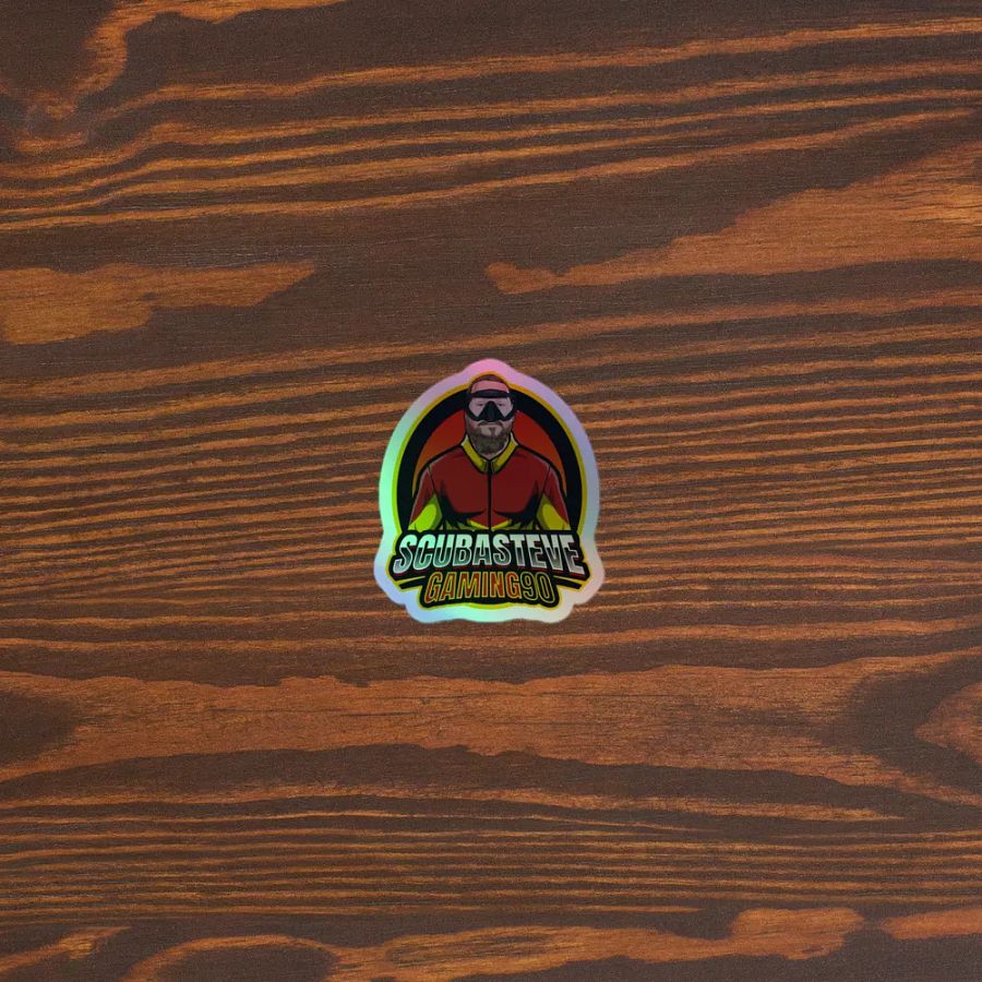 Official ScubaSteve Holographic Sticker product image (5)