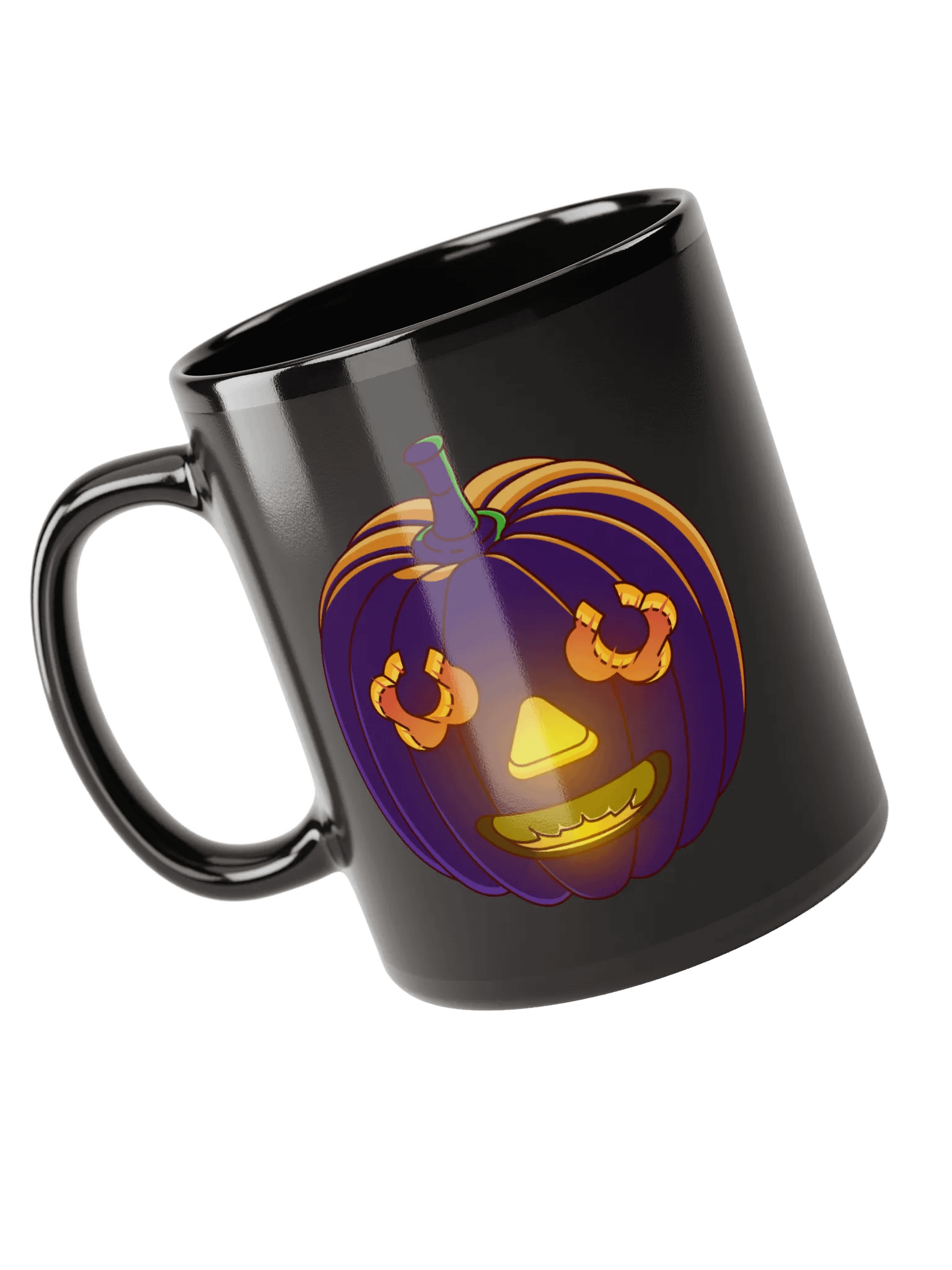 Flame pumpkin - Black mug product image (1)
