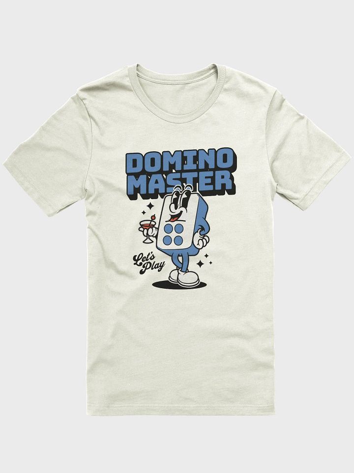 Domino master retro dice T-shirt, funny gamble retro Tee product image (1)