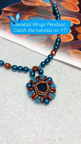 ✨ NEW VIDEO! Celestial Wings Crystal Trillion Beaded Pendant Tutorial with the latest collection @eurekacrystalbeads 

✨ In t...
