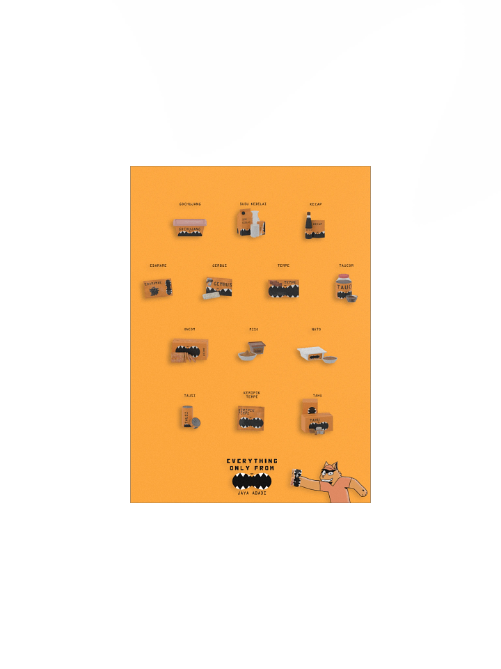 MMA | Jaya Abadi Food Selection Poster (Paper) product image (2)