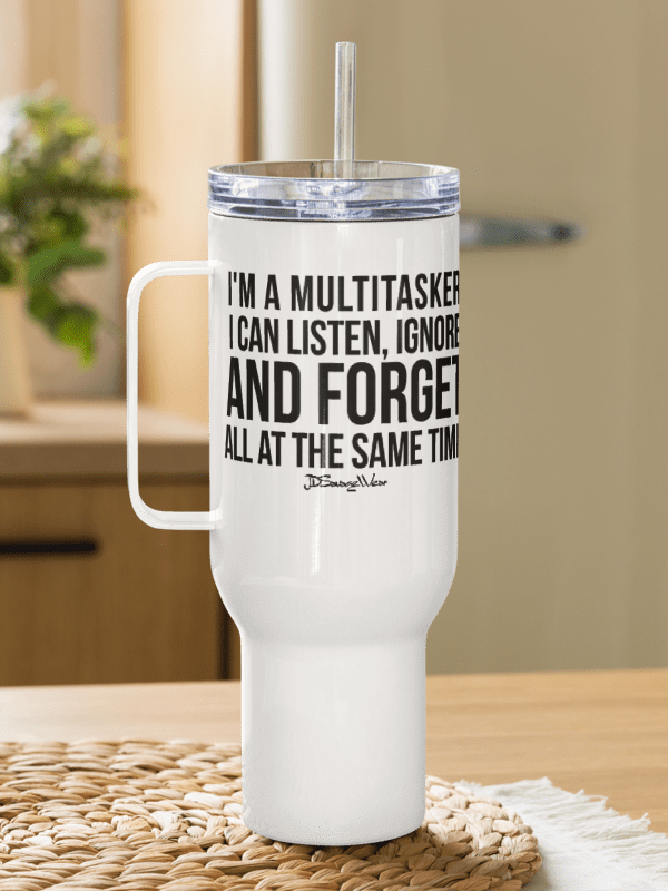 Multitasker Stainless Steel 40oz Travel Mug product image (3)