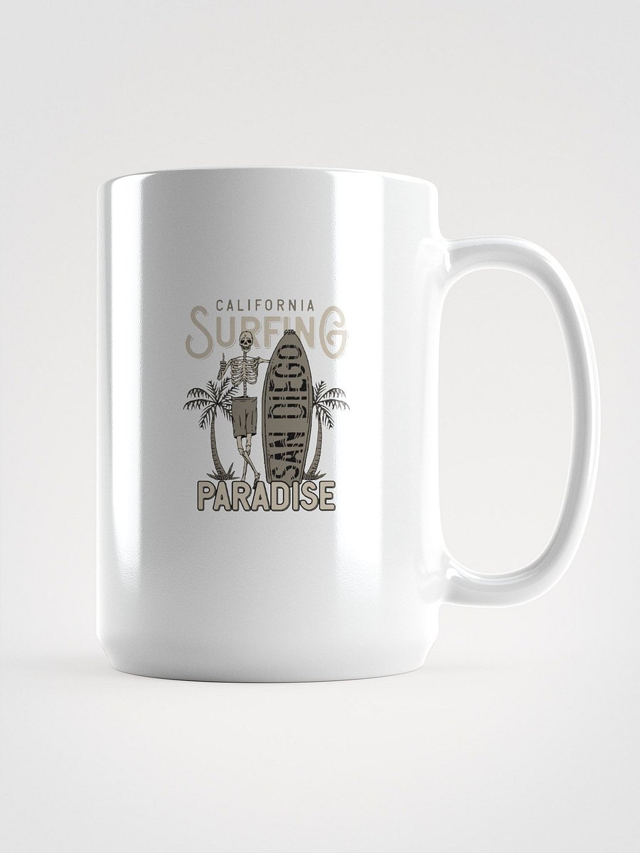 California Surfing Skeleton Mug product image (1)
