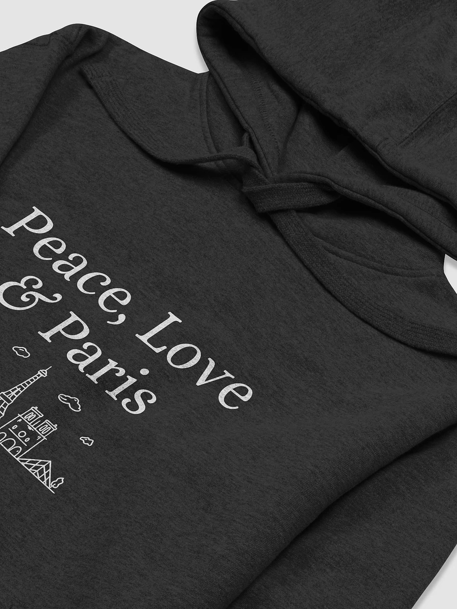 Peace, Love and Paris with Monuments Unisex Premium Hoodie product image (21)