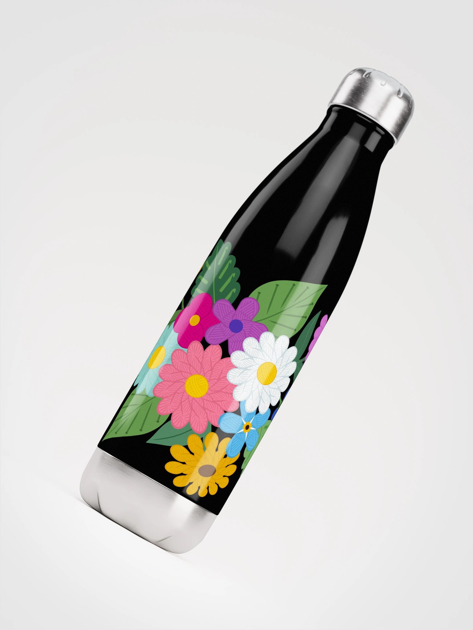 Floral Yarn Water Bottle product image (4)