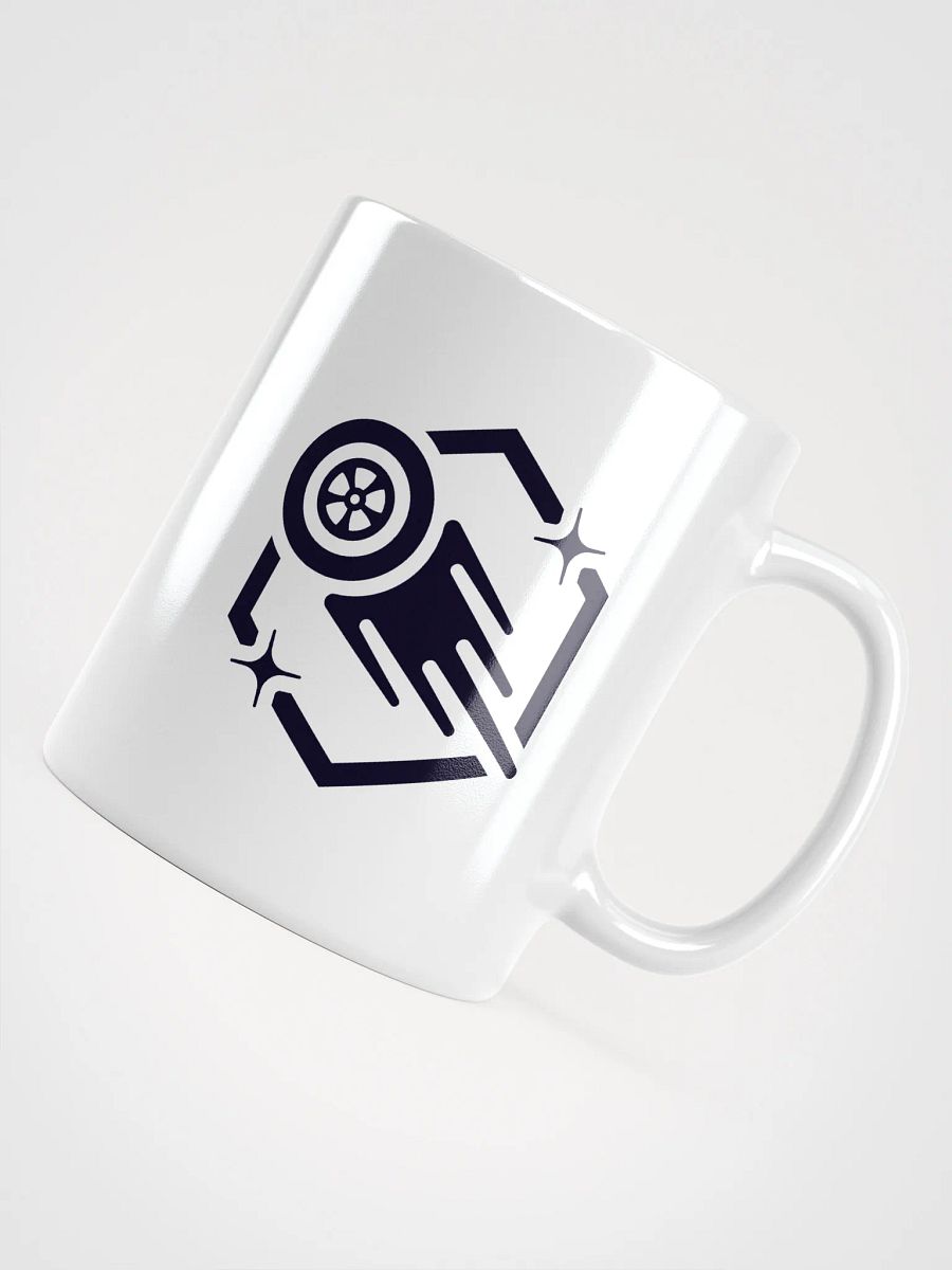 White Ceramic Mug (Dark Logo) product image (4)