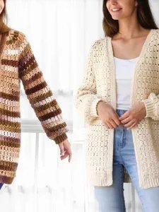 The easy & stylish crochet cardigan pattern product image (2)