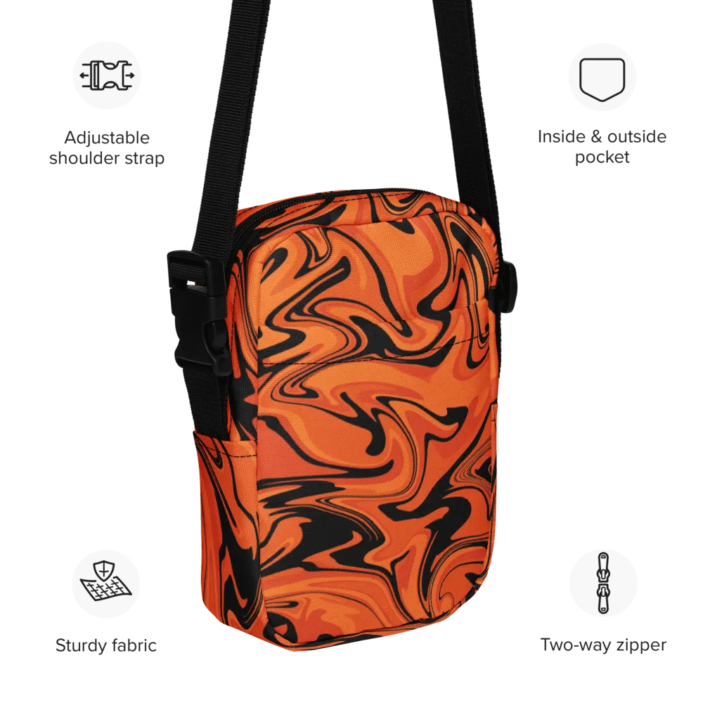 Orange Swirl Utility Crossbody Bag product image (3)