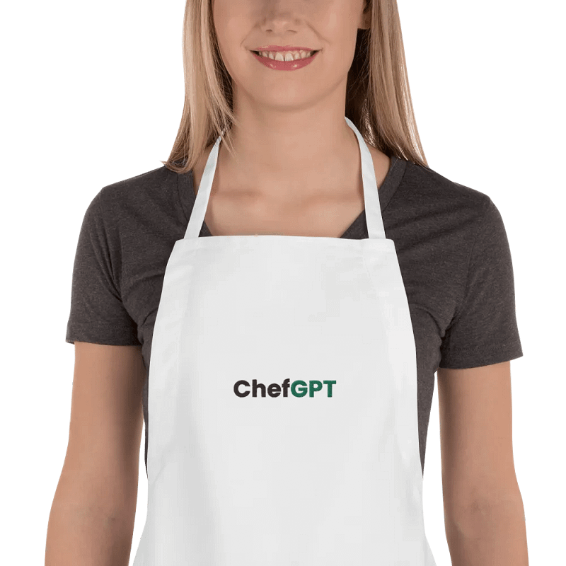 White ChefGPT Apron