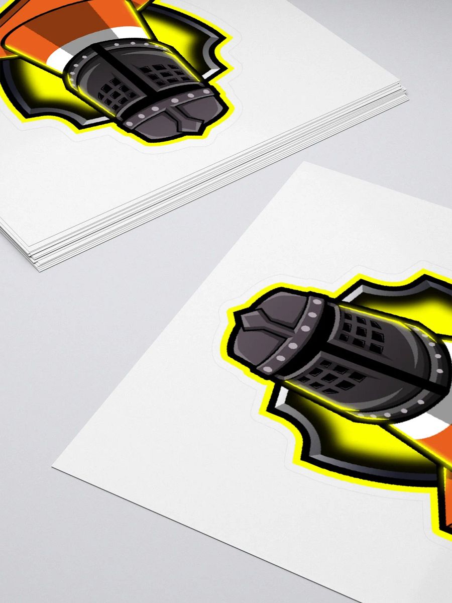 Yellow Helmet Sticker product image (4)