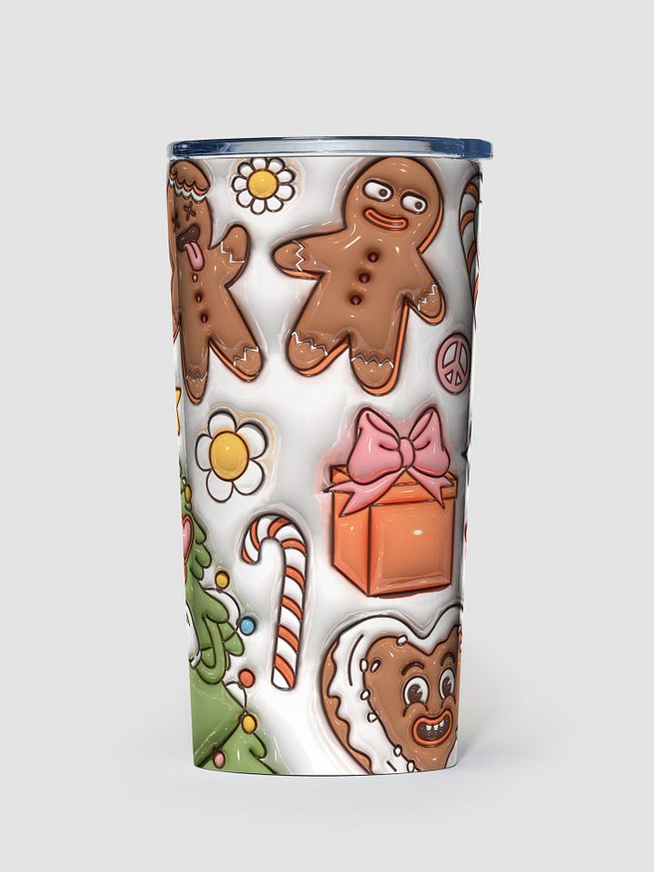 Ginger Retro Holiday Stainless Steel Tumbler product image (1)