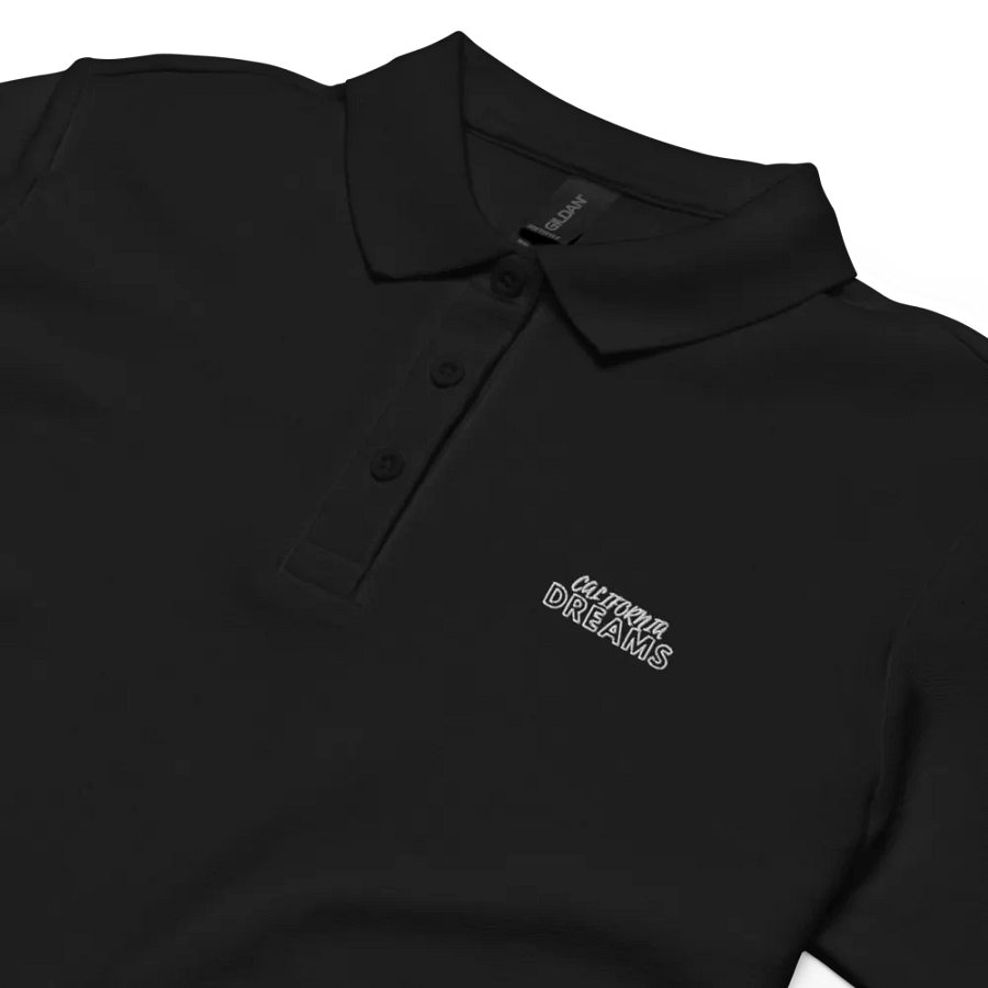 California Dreams Women Polo T-Shirt - Black product image (4)