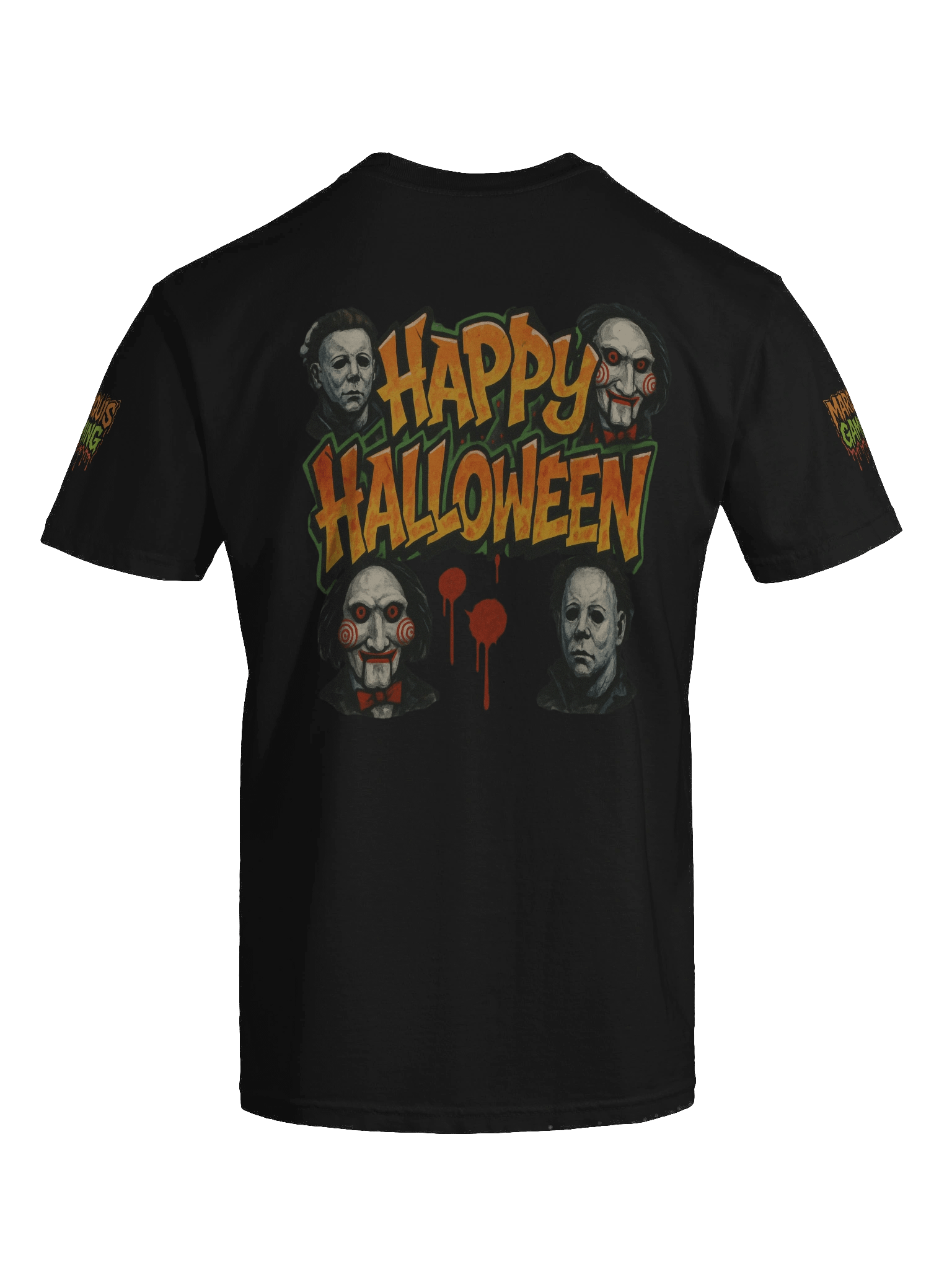 Spooky Halloween Masked Duo T-Shirt product image (26)