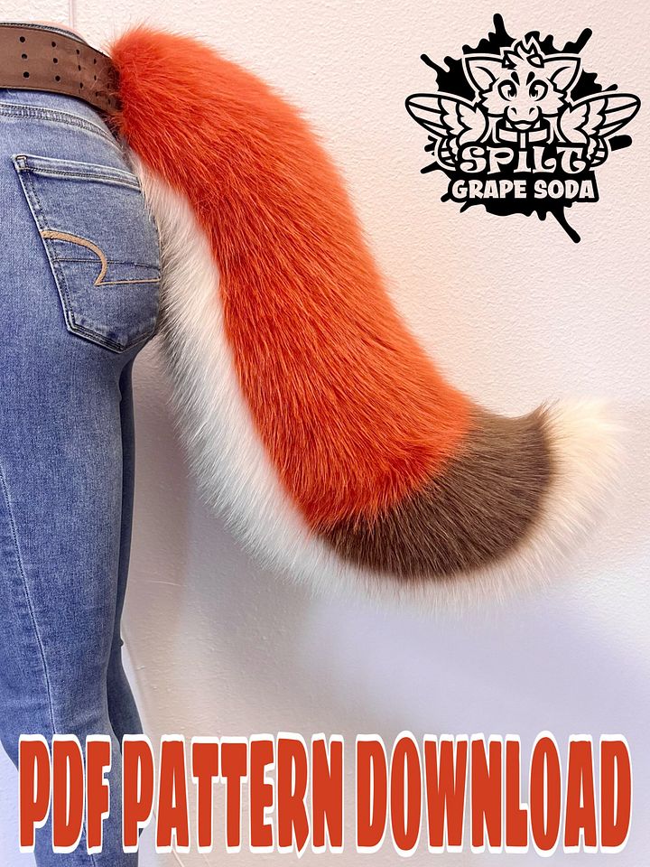 Large Canine Tail Pattern [PDF DOWNLOAD] product image (1)