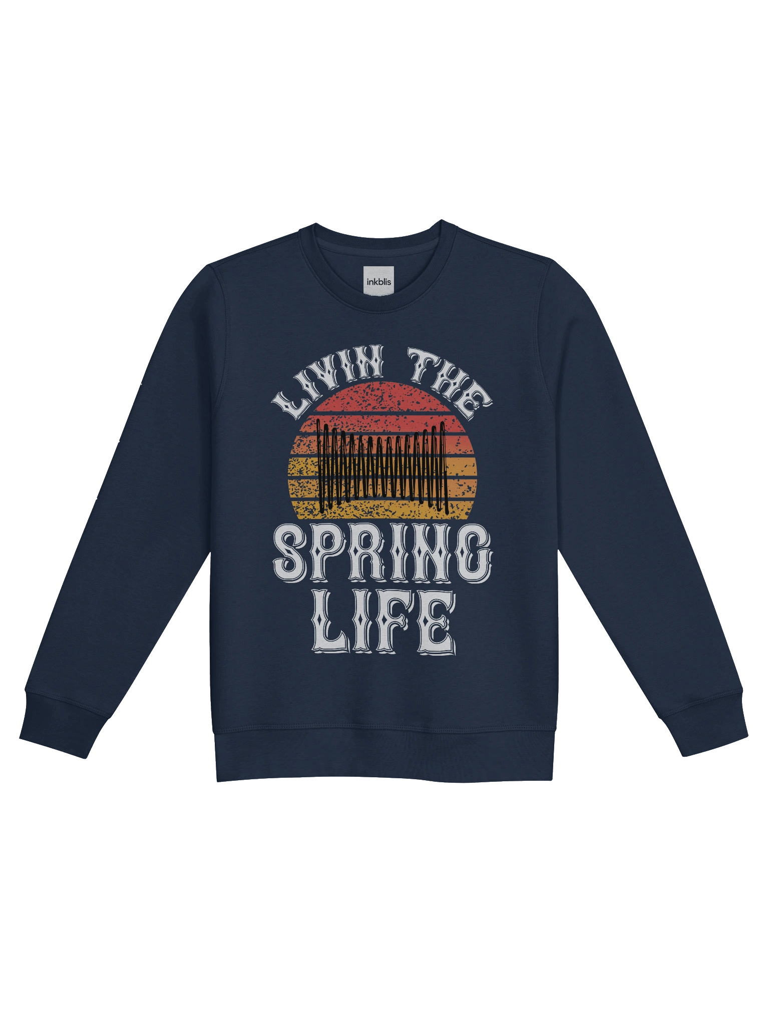 Retro Sunset “Spring Life” Sweatshirt product image (1)