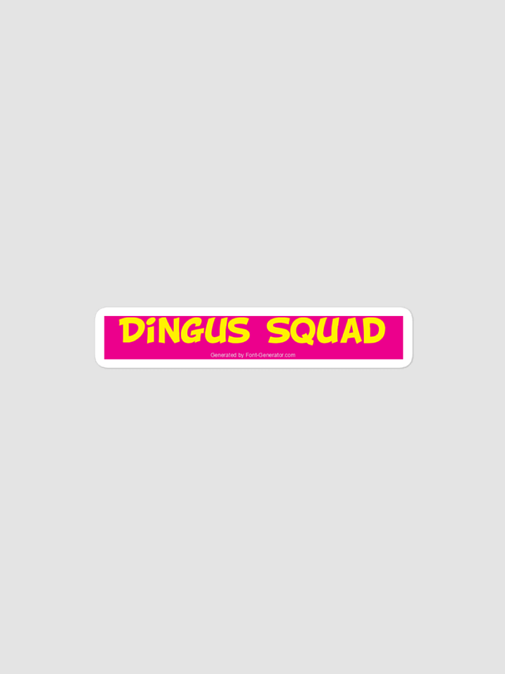 Dingus Squad Pink and Yellow Sticker product image (1)