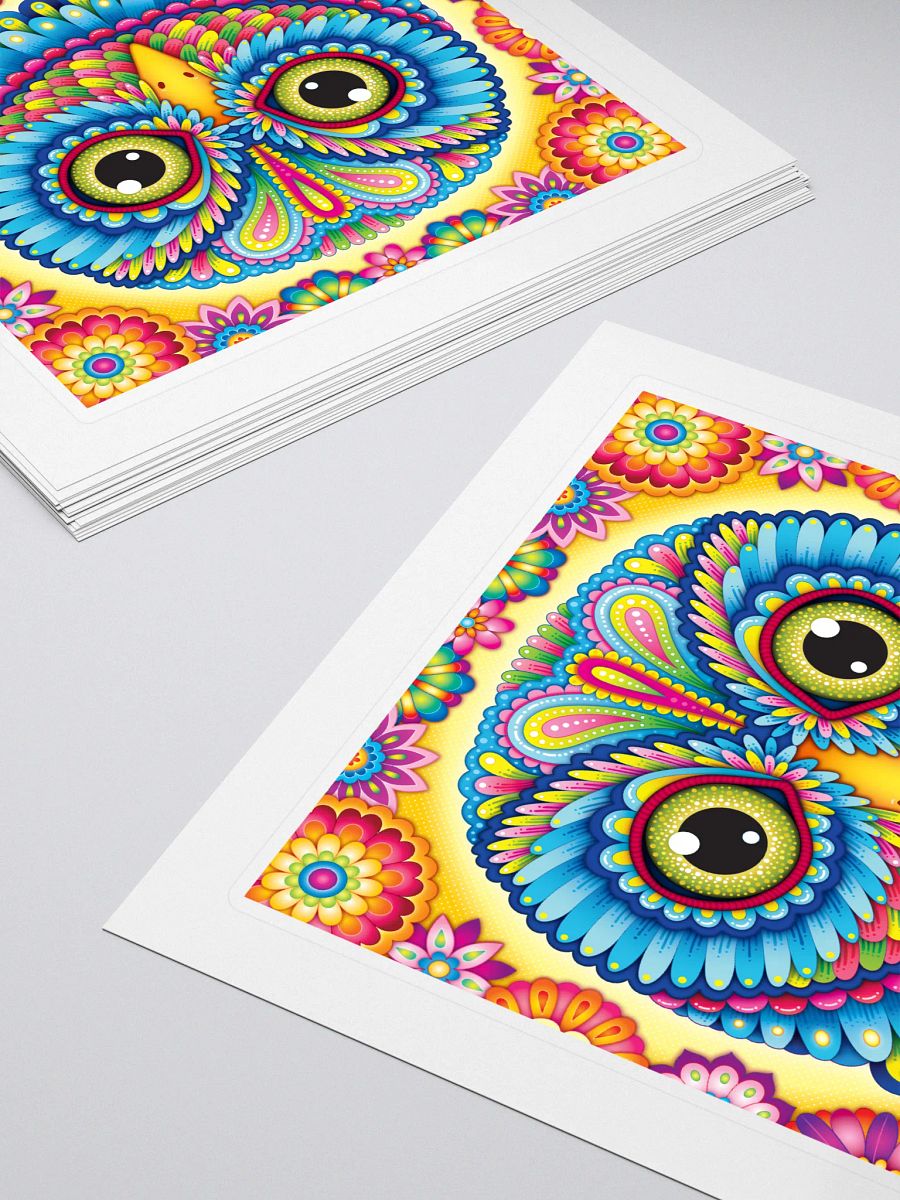 Colorful Owl Sticker product image (3)